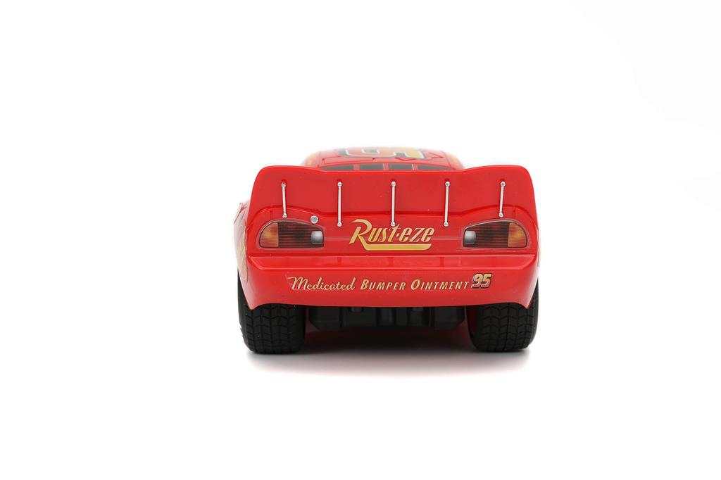 Jada Toys Pixar Cars Lightning McQueen RC Remote Control Car GHz Red Toys for Kids 124 2.4