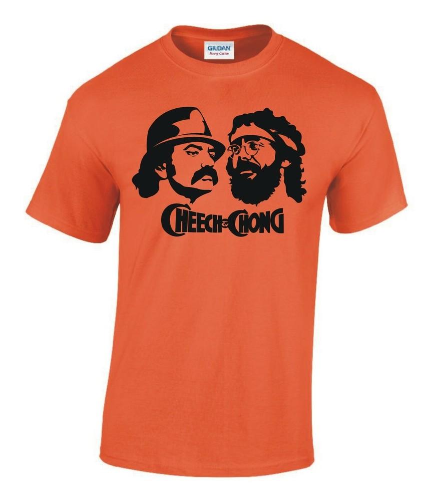 T-shirt Ispirata ai Volti di Cheech Chong