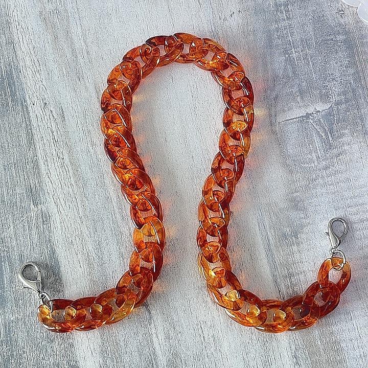 Acrylic Resin Chain Strap for Vintage Shoulder Handbags