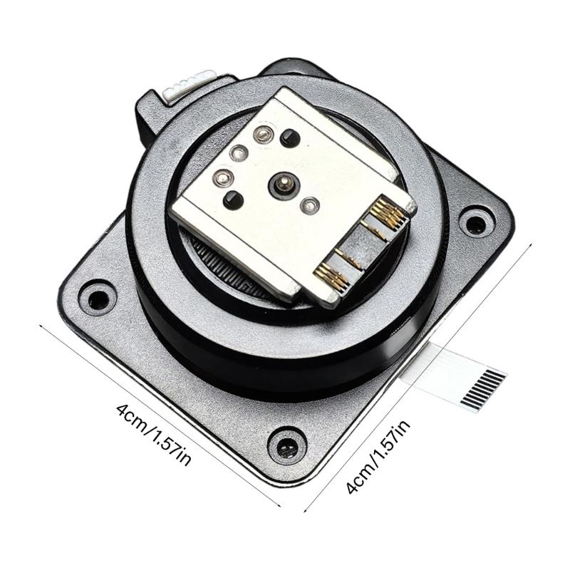 Lightweight Replacement Hot Shoe Base Mount For Camera Flash Accessories Ensures Secure Mounting During Shoot