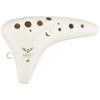 NIGHT Ocarina Classic Series ACI Alto C Key Ivory (Case Included)
