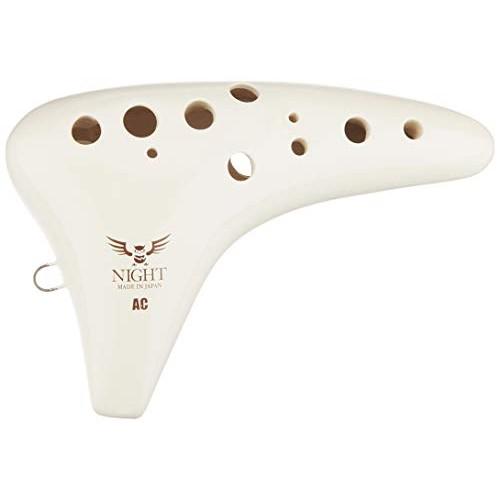 NIGHT Ocarina Classic Series ACI Alto C Key Ivory (Case Included)