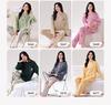 Women's Double-Sided Cotton Pajama Set: High-End, Skin-Friendly, Round Neck Pullover - Perfect for Home Wear