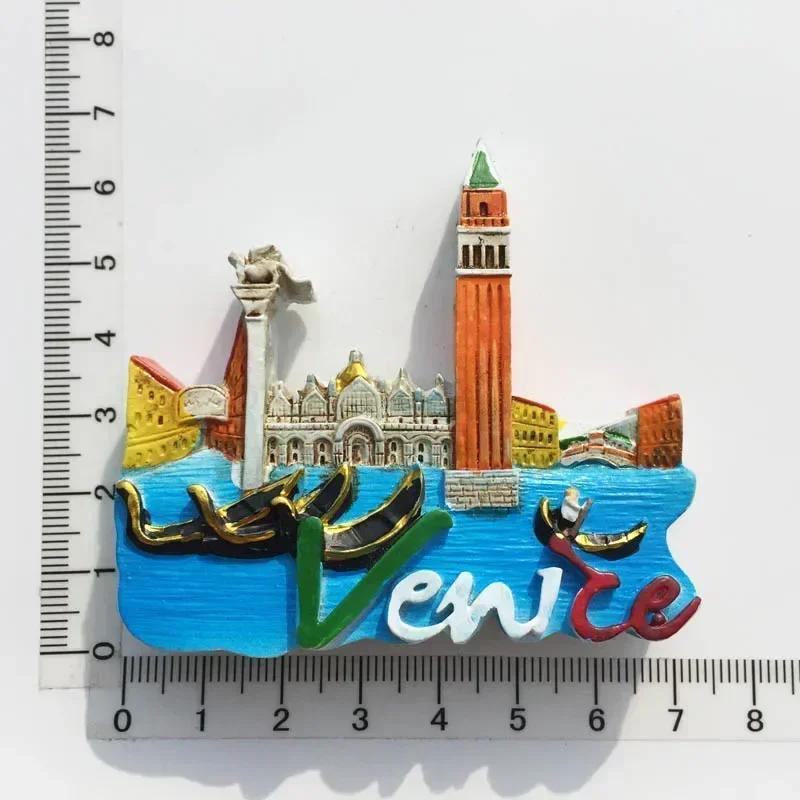 Italy Milan Fridge Magnets Madrid Florence Toscana Sirmione Lecce Venezia Tourist Souvenirs Magnetic Refrigerator Stickers Gift