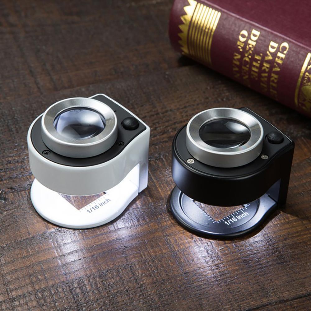 30X Handheld Mini Magnifier Jewelry Identification Tools Loupe Optical Instrument