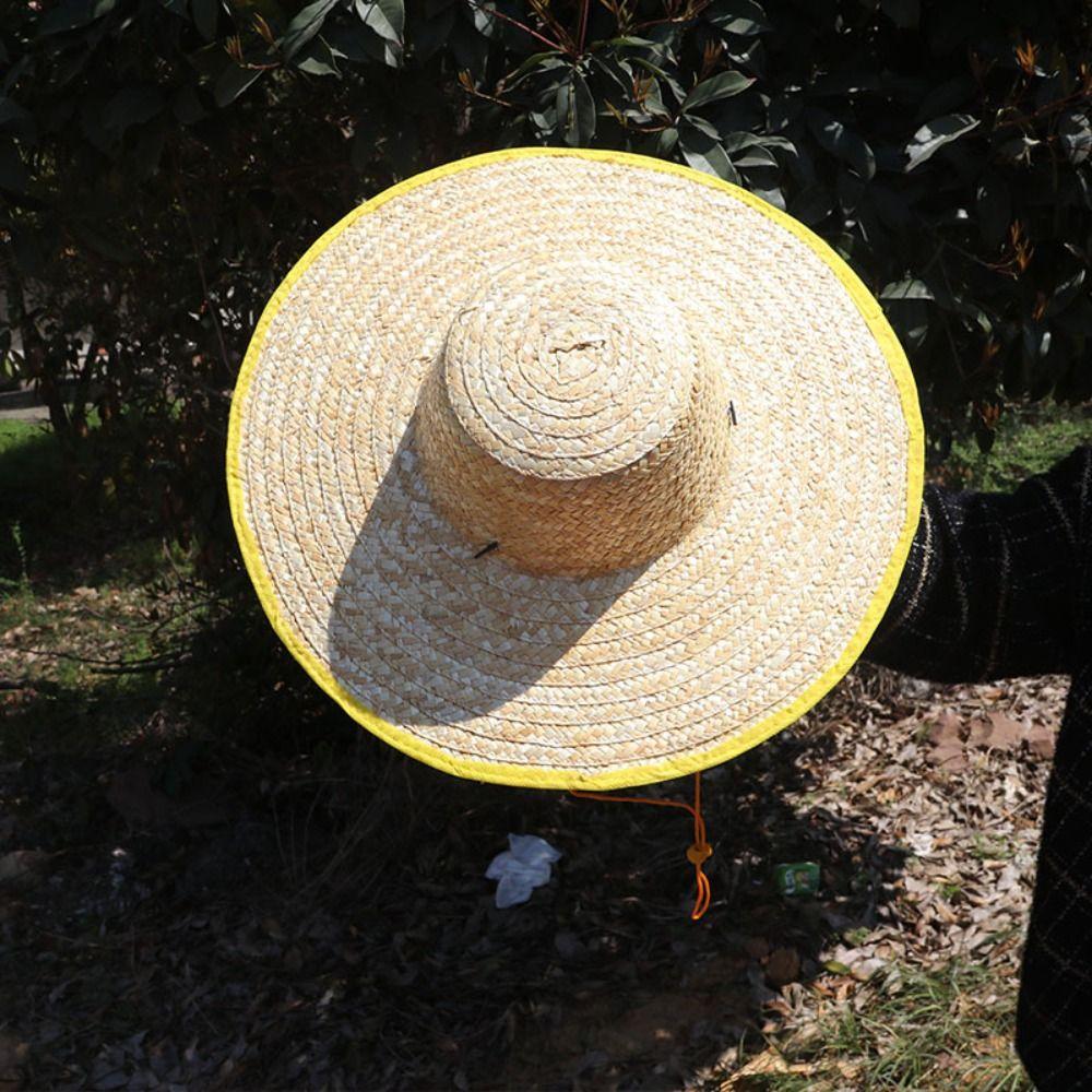 UV Protection Straw Hat Men Women Sun Protection Hat New Foldable Beach Hat  Summer Fashion Wear