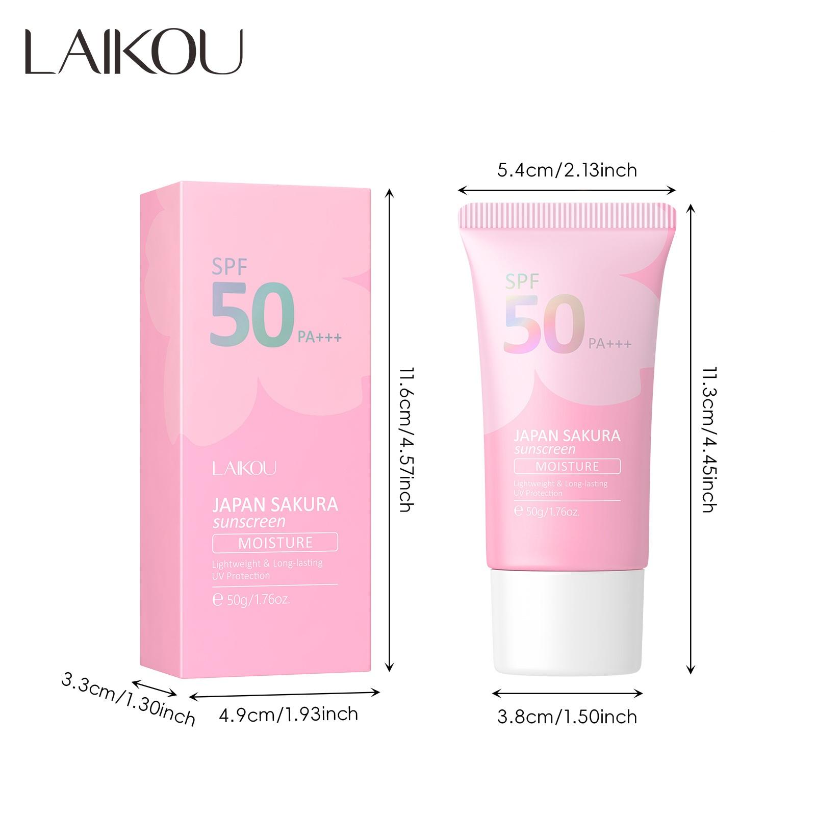 

LAIKOU Сонцезахисний крем Sakura 50 г. Засоби для догляду за шкірою 50g Moisture