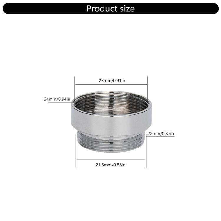 20 Pieces Tap Adapter Set Multipurpose Water Tap Connectors Thread Adapter for Kitchen Faucets and Garden Hose Use