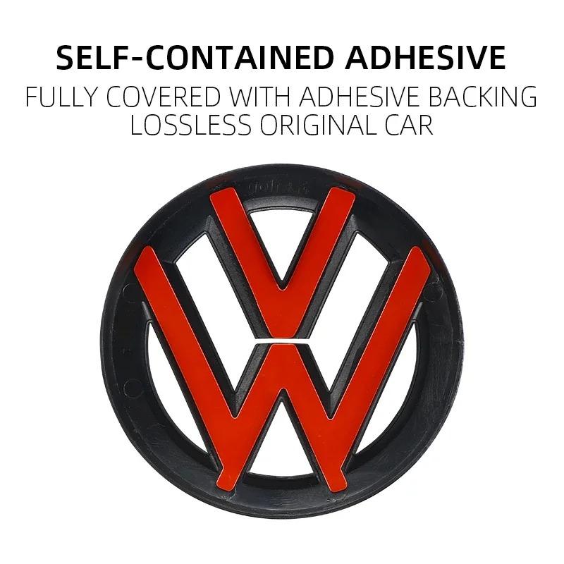 2Pcs Car Sticker For Volkswagen VW Golf 5 MK5 GTI 03-08 129mm X 113MM Car Front Grill Badge Replacement Emblem Car Logo Stickers