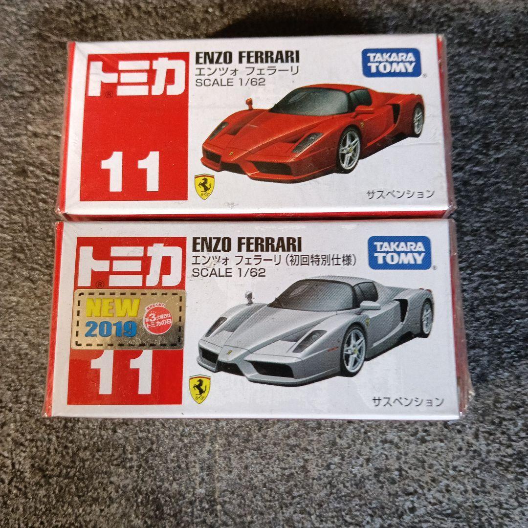 Used Tomica No.11 Enzo Ferrari First Regular Edition Set New Unopened Item
