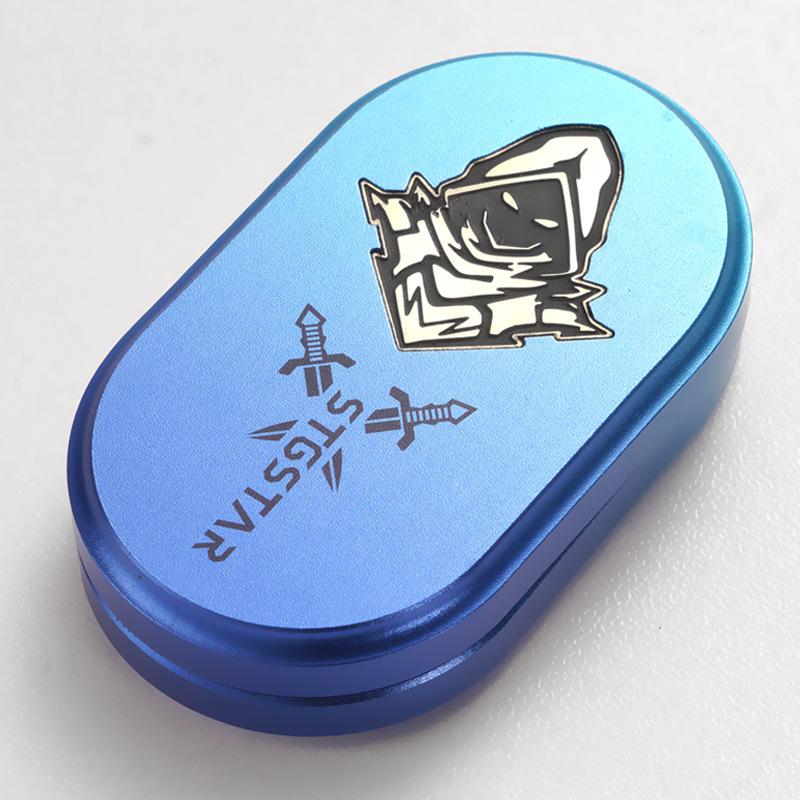 

Magnetic Push Card Ratchet Wheel Ding Ding Sound Mechanical Slider Pushing Plate Edc Tactile Fidgeting Counter Stress Ease Plaything