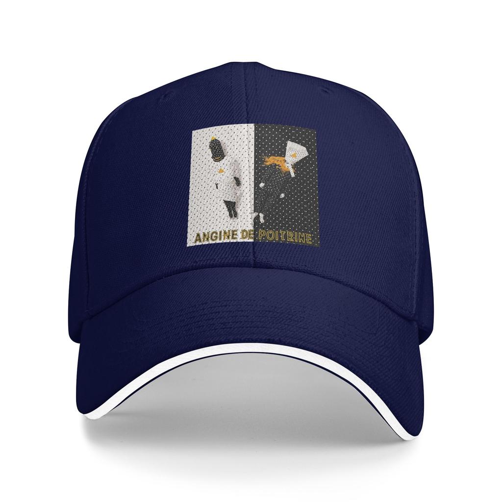 Angine De Poitrine Band Baseball Caps Hip Hop Sandwich Hats Unisex Breathable Sun Cap Workouts