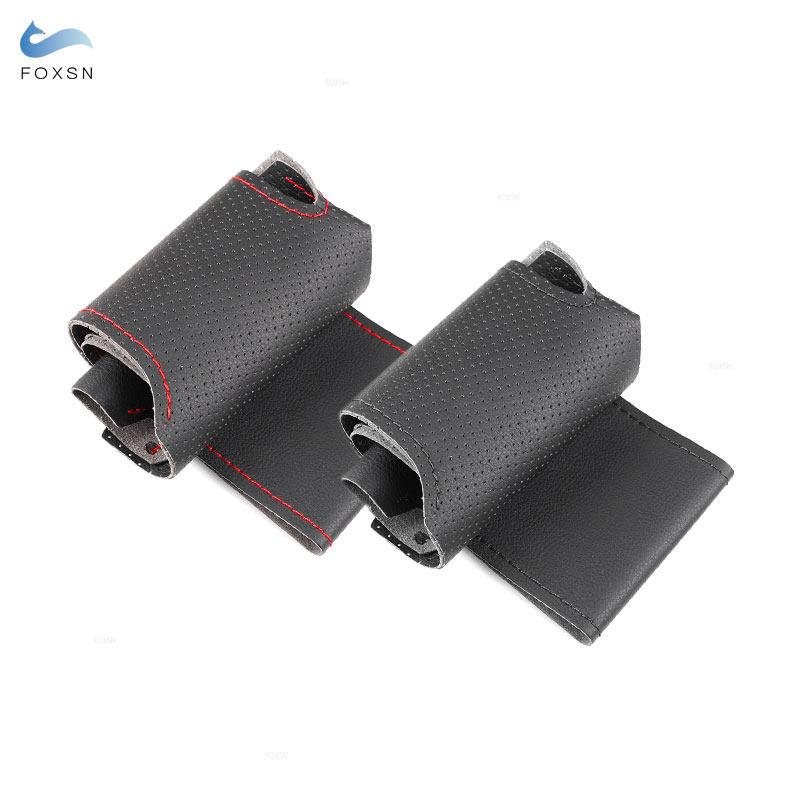 For Porsche Cayenne 2003 2004 2005 2006 2007 2008 2009 2010 Perforated Leather Car Interior Steering Wheel Cover Protective Trim