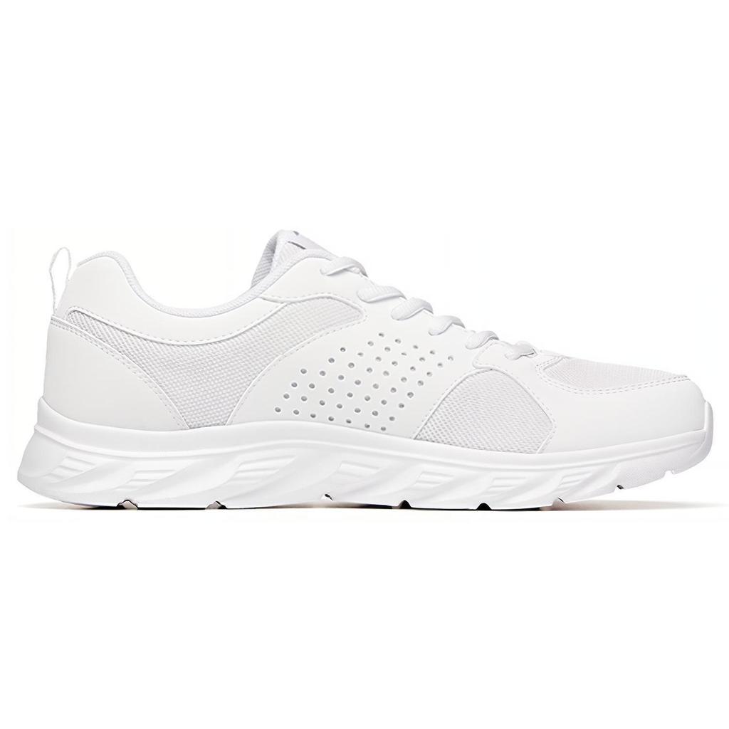 Anta Lifestyle Series Mesh Comfortable Non-Slip Wear-Resistant Low-Top Casual Shoes Men Sneaker White 912035522R-4