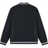 FILA Archive Logo Fashion Casual Knitted Long Sleeve Jacket Men jackets Legendary-Blue F11M527501F-NV