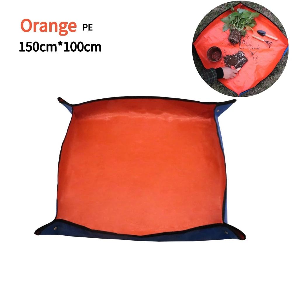 Planting Mat 30cm-100cm Gardening Potting Pad Foldable Garden Plant Flower Pot Flower Pots Transplanting Mats Waterproof Potting