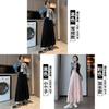 Womens Highwaist Flared Skirt With Pleated Design For Spring Casual Wear