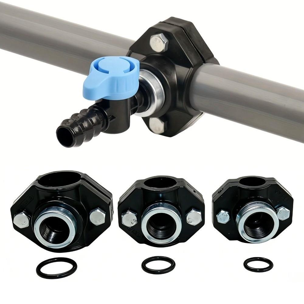 Female Thread Pipe Clamp Three Way Saddle Reducing Coupling New Repair Joint  Plumbing Accessories