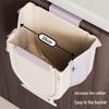 Compact Hanging Foldable Kitchen Waste Bin for Cabinet Doors