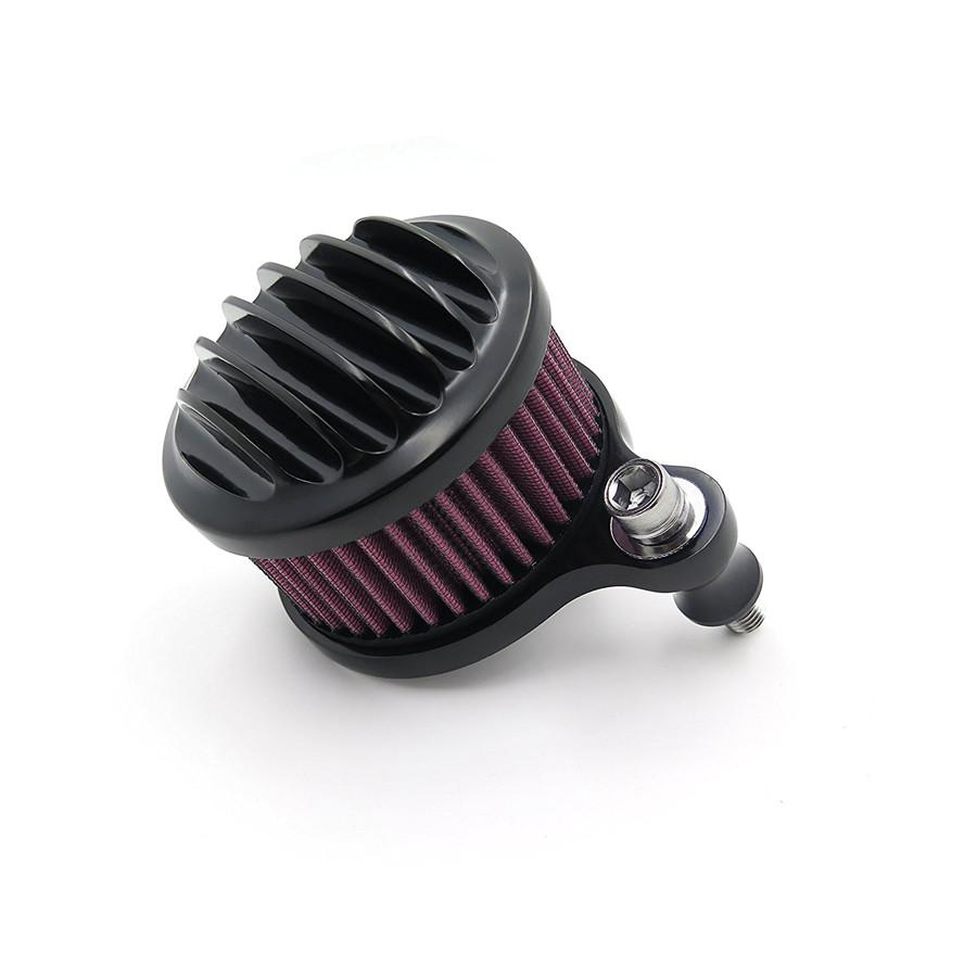 Black Air Cleaner Intake Filter System Kit For Harley Sportster XL883 XL1200 198