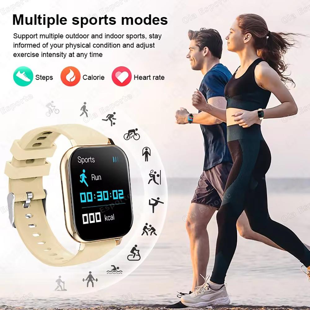 6 New 1.83-inch Smartwatch Call Notifications Sleep Monitoring Activity Tracking Smart Watch Compatible with Android and iOS