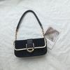 New High-texture Simple Temperament Chain Small Square Bag Single Shoulder Messenger Bag Fashionable Versatile Underarm Bag Women