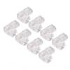 8pcs 5mm LED Strip Light Connectors 2 Pin 2 Pin Light Connectors  For DIY Home Projects