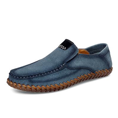 Fashion Spring Handmade Men Shoes Casual Comfortable Men Slip On Loafers Men Walking Flats Hot Sale Moccasins Tooling Shoes Sneakers