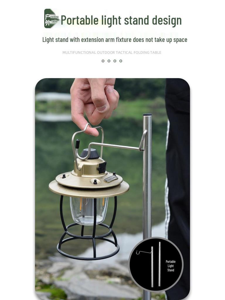 Faltbarer Campingtisch aus Aluminiumlegierung - Outdoor & Zusammensteckbare Aufbewahrung