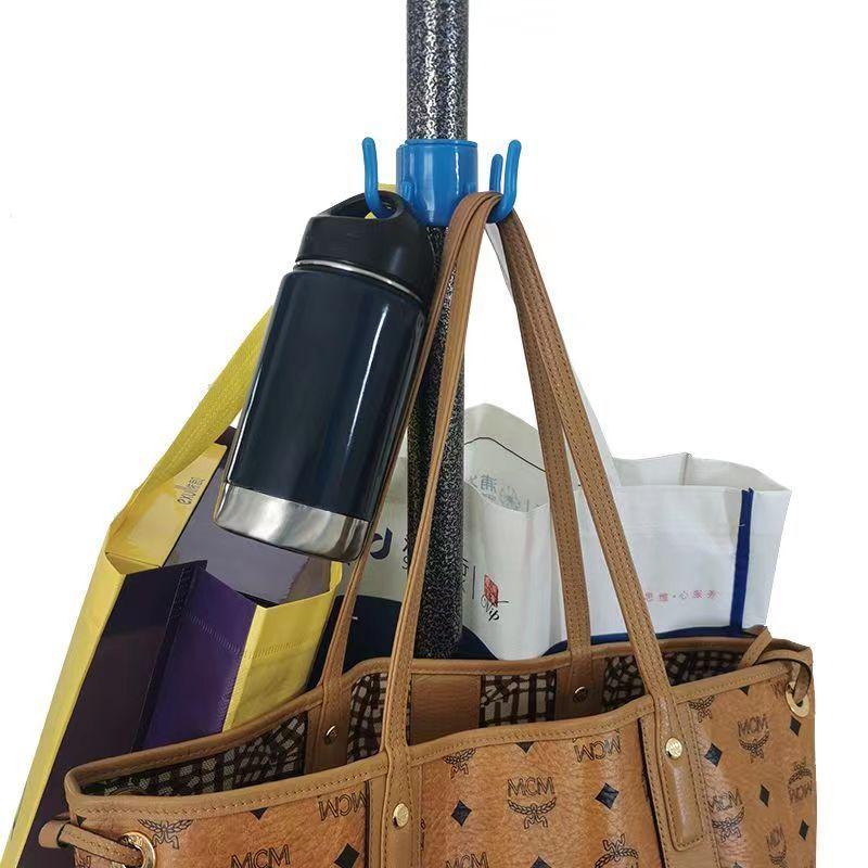 Outdoor Beach Umbrella Hooks Hanger Space-saving Useful Sun Umbrella Storage Holder Wear-resistant Versatile Four-corner Hook