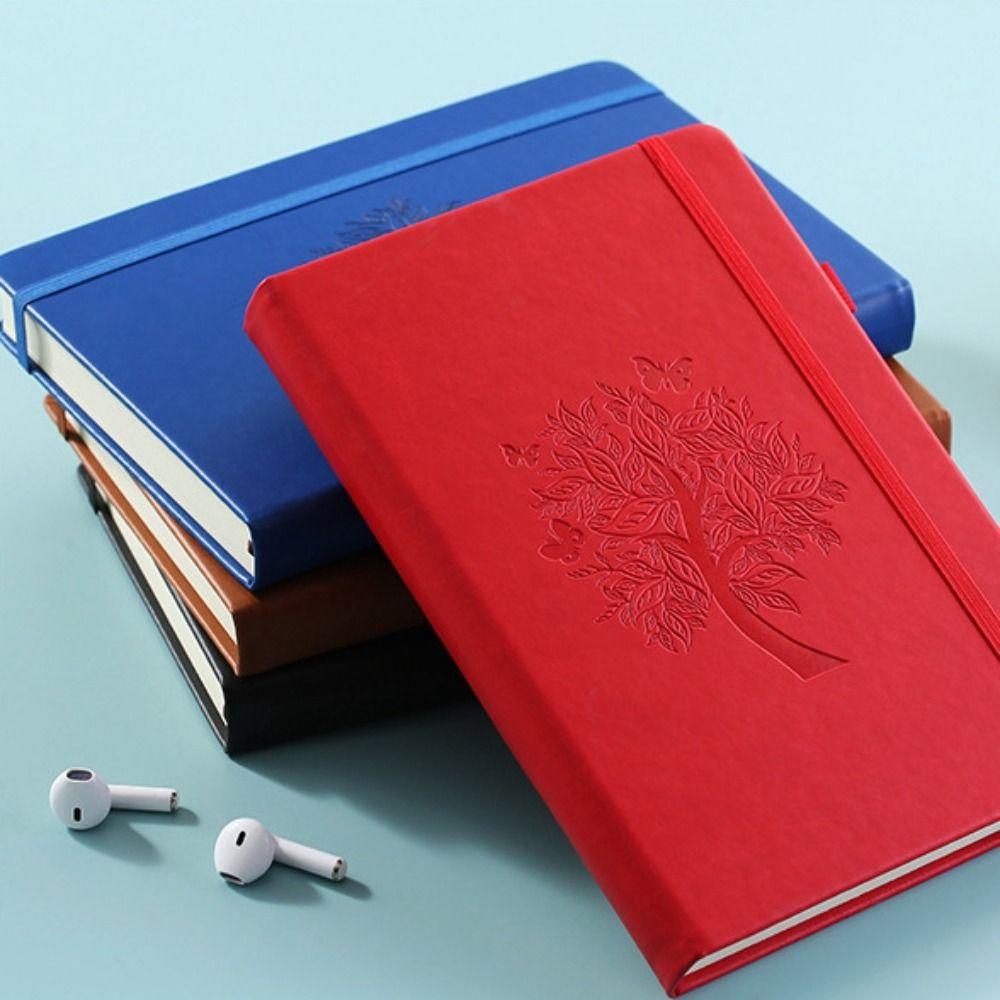 150 sheets A5 Notebook With straps Office Notebook creative PU Leather Notebook  Men