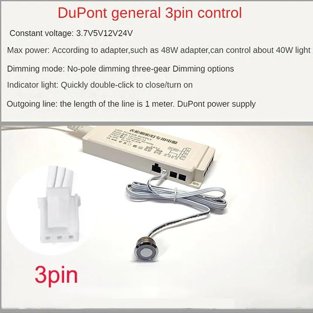 LED stmívač 5V12V 24V dotykový senzor ovládací spínač ovládání tlačítkem duální paměťová funkce LED pásek postel nástěnná skříňka Přizpůsobené