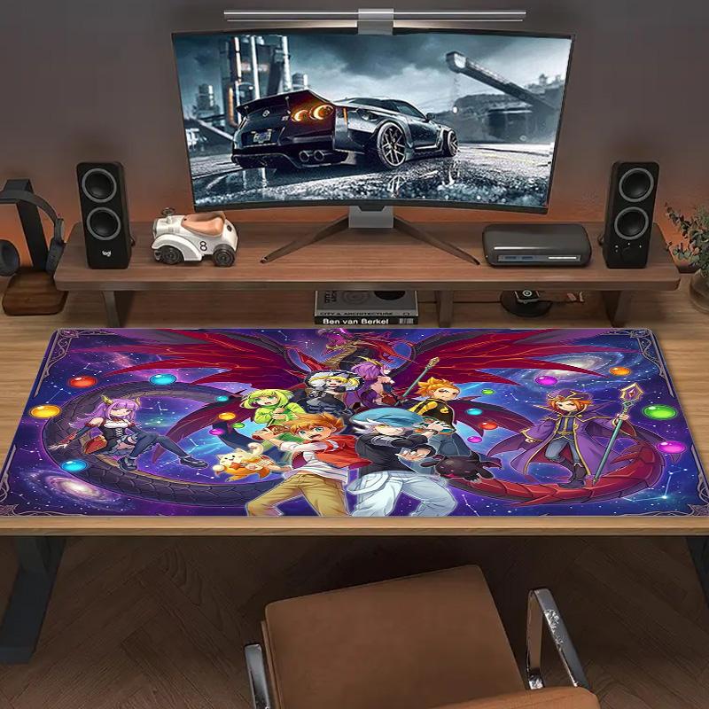 Puzzle & Dragons Color Mouse Pad Large Gaming Table Cushion Non-slip Laptop Tablet Big Mousepad XXL Mat Mini PC Playmat With Lock Edge