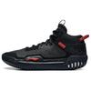 Li Ning Badfive 3 Slip Resistant Abrasion Resistant Mid Top Basketball Shoes Men's Black ABFT025-2