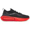 Under Armour Phantom 4 Anti Slip Wear Resistant Low Top Casual City Commute Running Shoes Men's Black Red Sneakers 3027593-004