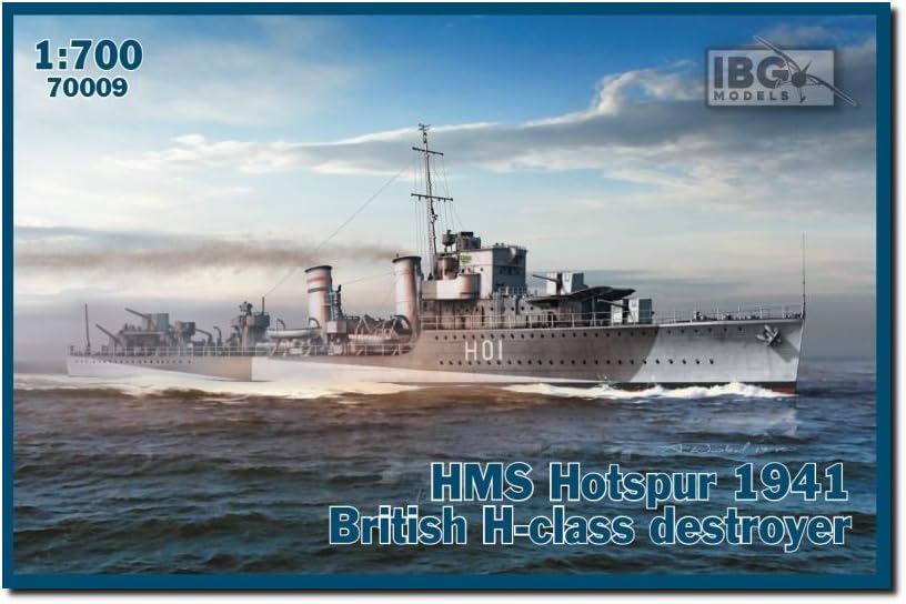 

IBG Британский эсминец Hotspur 1941 Пластиковая модель PB70009 1/700 H-класс H-01 (Корабль)