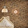 Shein Leopard Print Self-Adhesive PVC Wallpaper for Home Decoration.