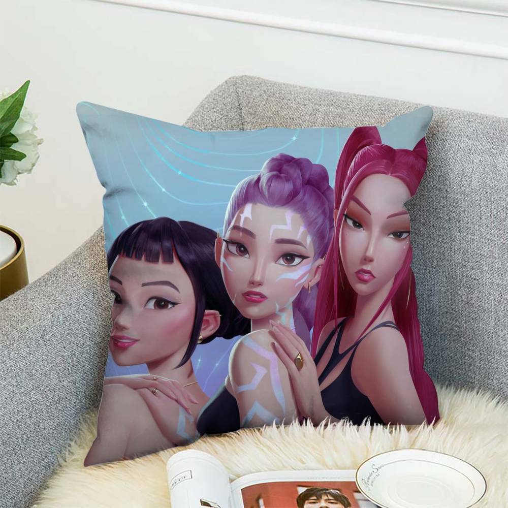 Kpop Demon Hunters Huntrix Pillowcase Things for the Room Body Pillow Cover Decorative Pillowcases Personalized Gifts Anime Home