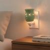 Steckbares Keramik Elektrisches Kerzenlicht-Wärmer Tischlampe Haus Dekoration Duft Lufterfrischer Öl Aroma Wachsschmelzer 120V Kundenspezifisch