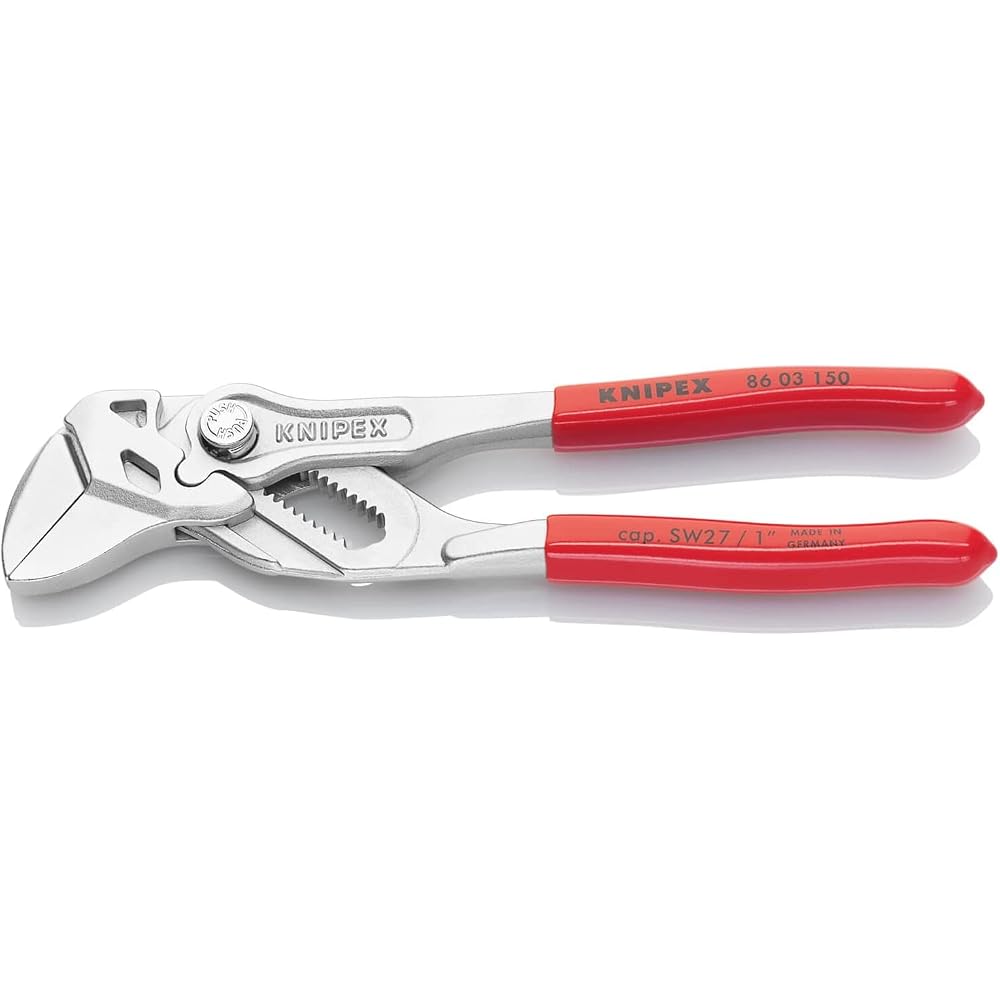 KNIPEX Aperture Range Adjustable Screw Tool Pliers Wrench Total Length 150mm 8603-150