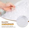 Clear Stuffed Animal Bean Bag Chair Cover 150L Plush Toys Storage and Organizing PVC Waterproof Stuffable Beanbag Chair Cover