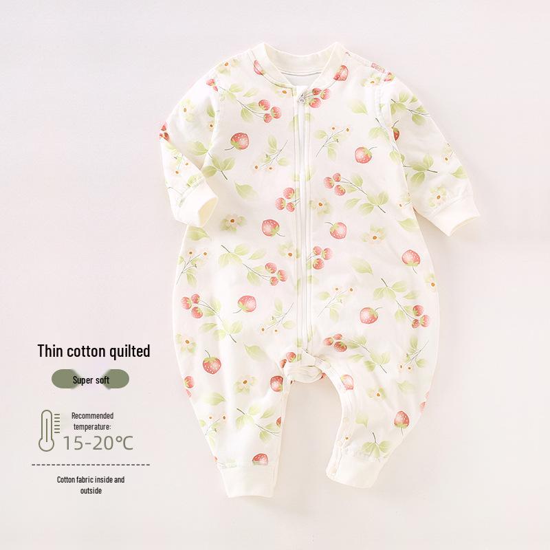 

Детский спальный мешок с ножками - Стеганый 40г, Теплый, Защита от пинков, На молнии, Пижама для весны, осени, зимы 73 [6-9 months, 15-17 lbs]