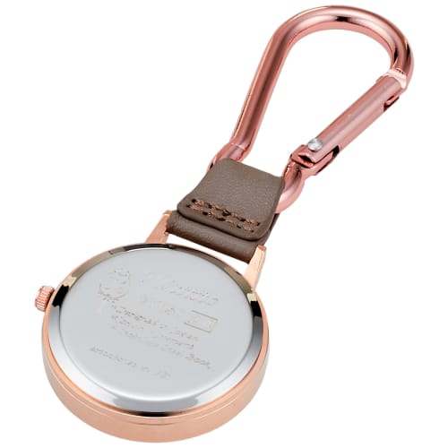 Fieldwork Pocket Watch Carabiner Watch Analog Furka Mimosa Gray GY050-4 Women's