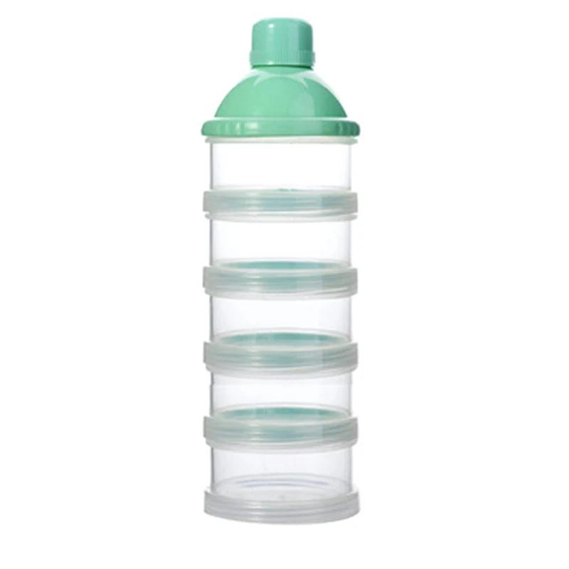 4/5 Vakken Draagbare Melkpoeder Formule Dispenser Container Opslag Essentieel Graanbakjes Peuter Baby Snacks Voedsel Opslagdoos