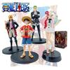 Limited Edition Red One Piece Movie Figures Monkey D. Luffy Roronoa Zoro Sanji And Usopp 18cm Pvc Toys