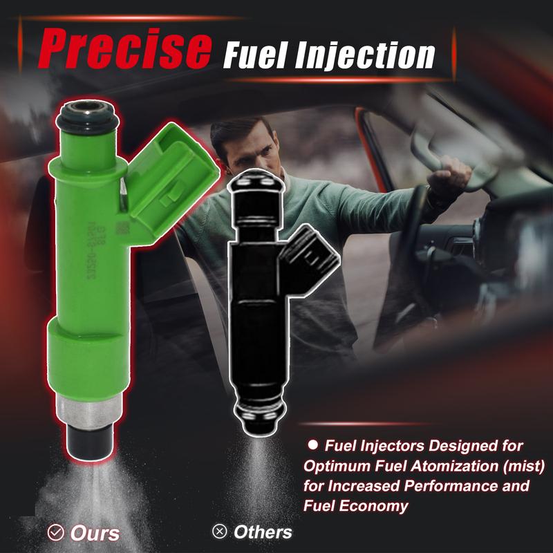 4 Stück Einspritzdüsen für Toyota 2325097501 2309-97501 2329097501 23250-97501