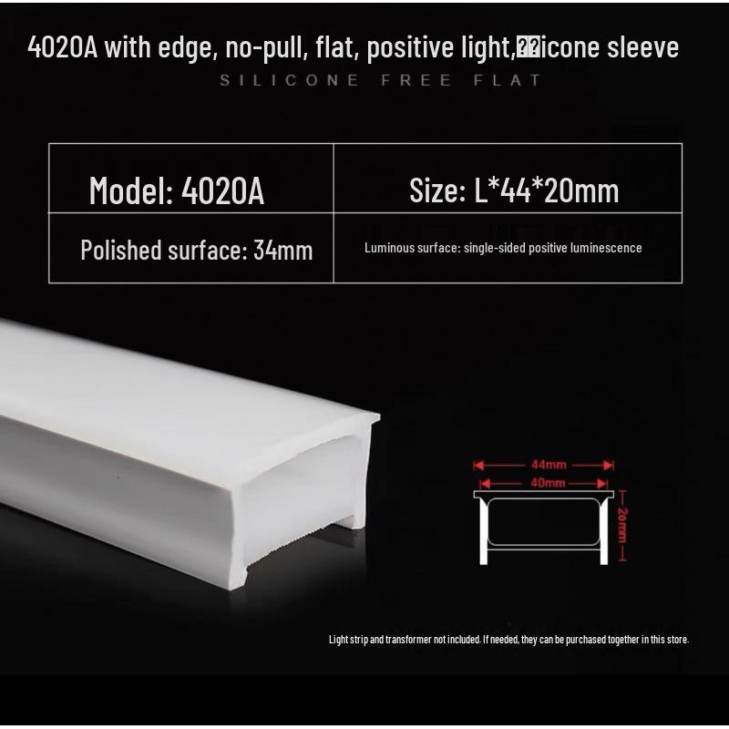 Flexible Silicone Sleeve LED Strip Light for Seamless Hidden Installation in Living Room
