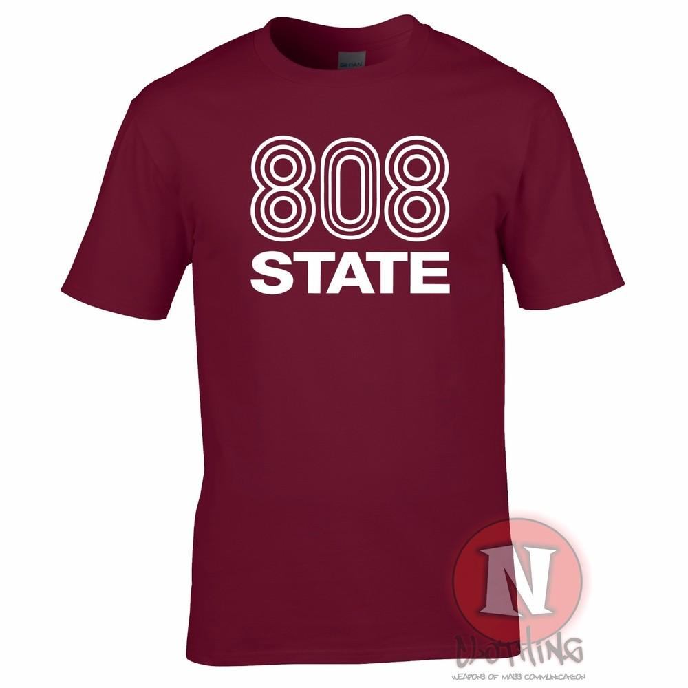 808 State TShirt Dj Club Music Dance Rave Retro Edm Festival Madchester 2XL