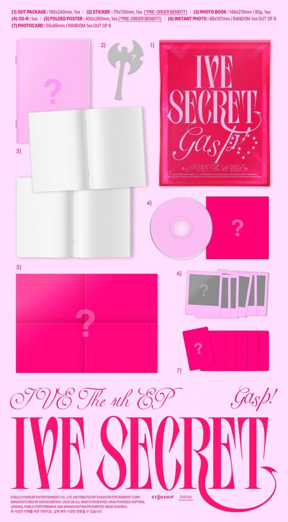 IVE [Official Import] [IVE SECRET] (Korean Edition)