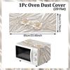 Printed Microwave Oven Dust Cover Floral Dust Protector Mat Microwave Cover  Kitchen Appliance